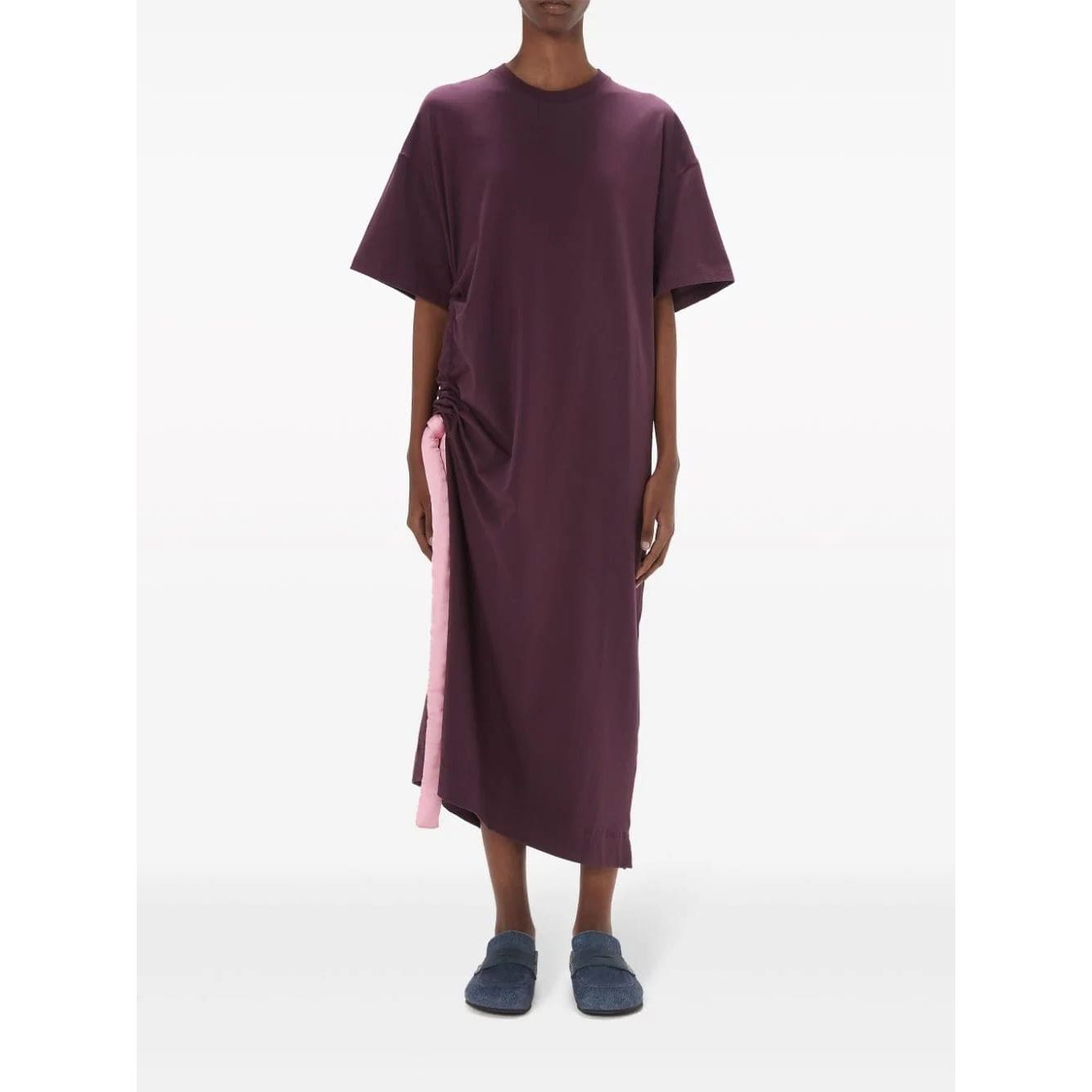 JW Anderson satin-tie T-shirt dress