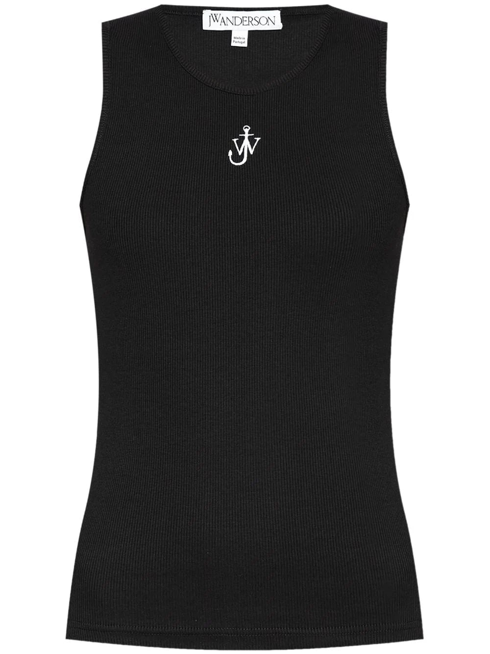 JW Anderson Anchor-logo ribbed tank top