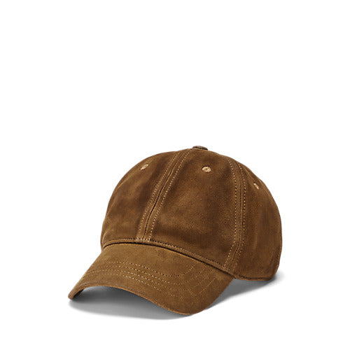 RALPH LAUREN Suede Ball Cap