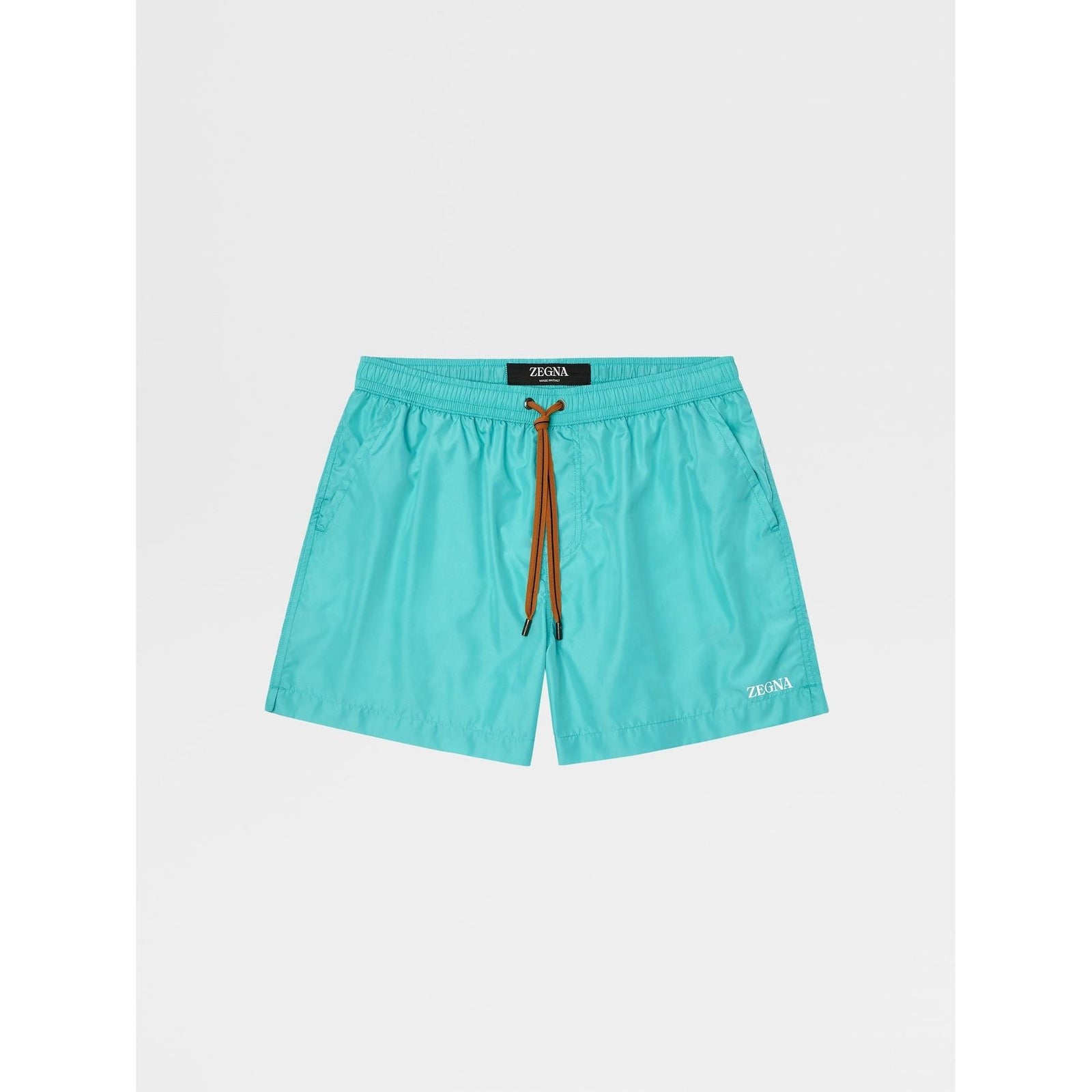 ZEGNA Aqua Green Technical Fabric Swim Boxers