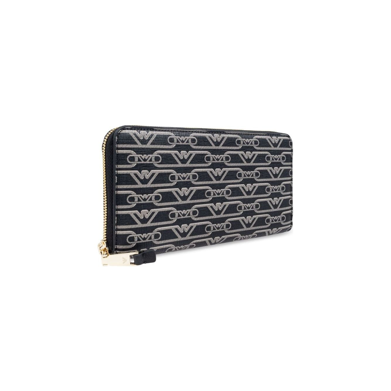 EMPORIO ARMANI jacquard-print zipped wallet