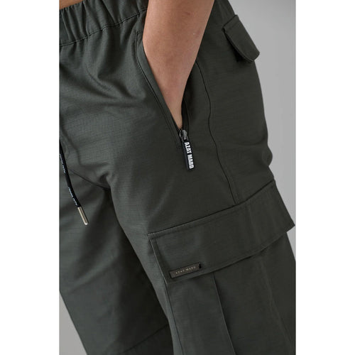 Load image into Gallery viewer, AZAT MARD KHAKI STRAIGHT LEG RIPSTOP PANTS
