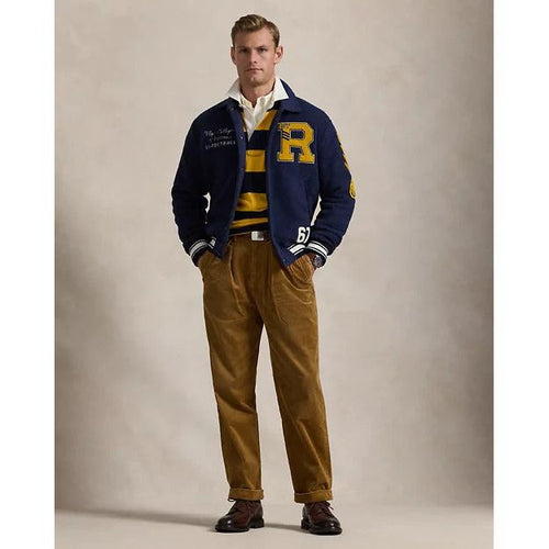 Load image into Gallery viewer, RALPH LAUREN Pile Fleece Letterman Jacket
