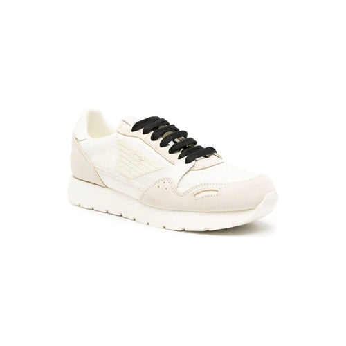 Load image into Gallery viewer, EMPORIO ARMANI logo-appliqué suede sneakers
