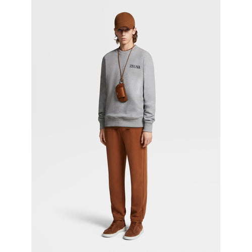 Load image into Gallery viewer, ZEGNA Grey Mélange #UseTheExisting™ Cotton Crewneck
