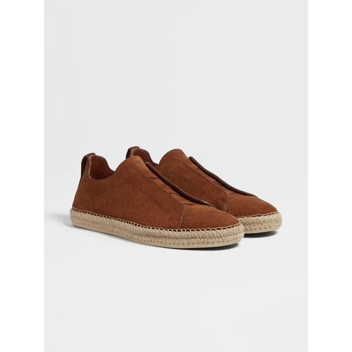 Load image into Gallery viewer, ZEGNA DARK FOLIAGE SUEDE TRIPLE STITCH™ ESPADRILLES
