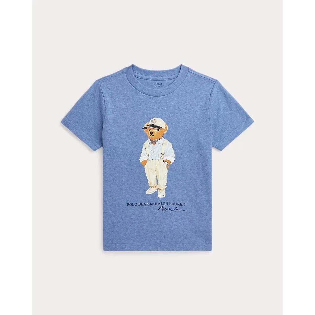 POLO RALPH LAUREN POLO BEAR COTTON JERSEY T-SHIRT