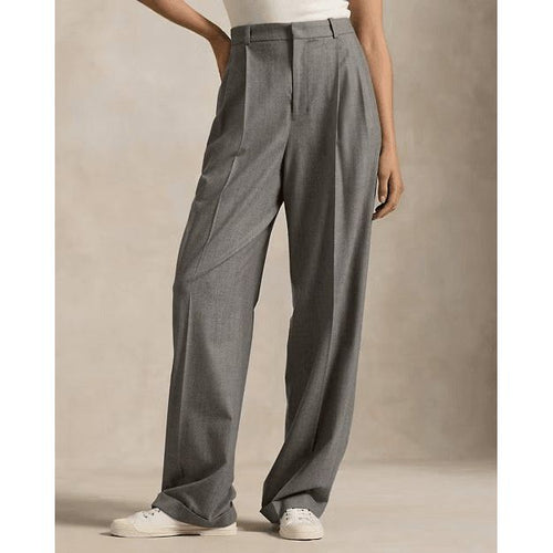 Load image into Gallery viewer, RALPH LAUREN Wool-Blend Flannel Straight-Leg Trouser
