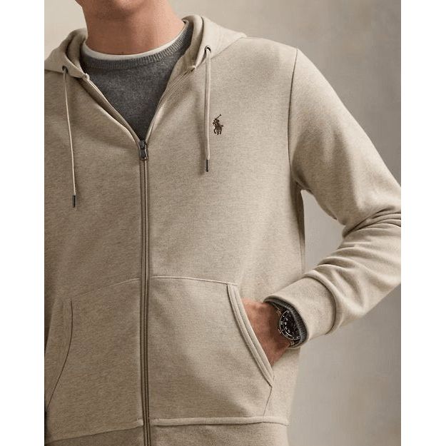 RALPH LAUREN Double-Knit Full-Zip Hoodie