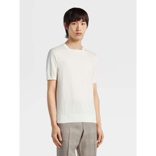 Load image into Gallery viewer, ZEGNA WHITE PREMIUM COTTON T-SHIRT
