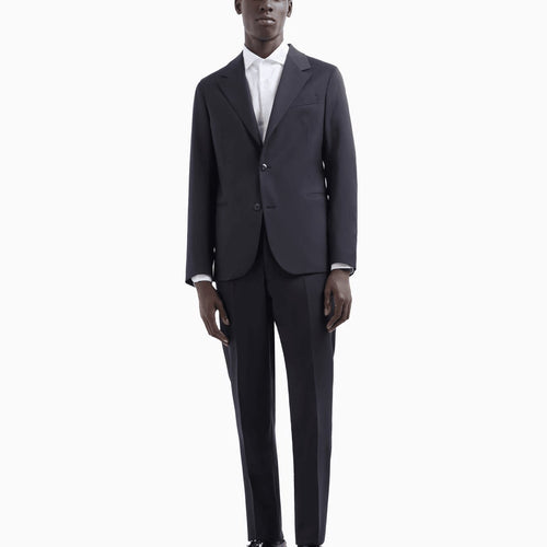 Load image into Gallery viewer, EMPORIO ARMANI Slim-fit, single-breasted suit in natural, tropical, stretch light wool
