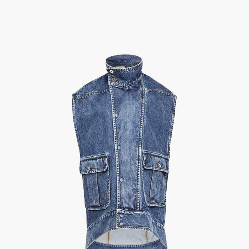 Load image into Gallery viewer, JW Anderson OVERSIZED SLEEVELESS HIGH NECK JACKET
