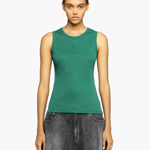 Load image into Gallery viewer, JW Anderson TANK TOP WITH ANCHOR EMBROIDERY
