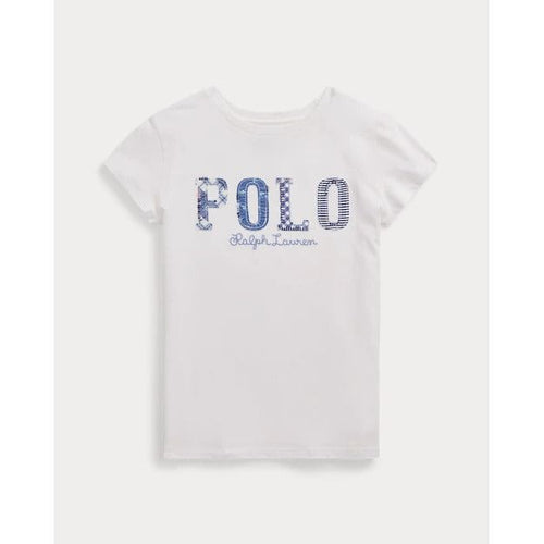 Load image into Gallery viewer, RALPH LAUREN Mixed-Logo Cotton Jersey Tee
