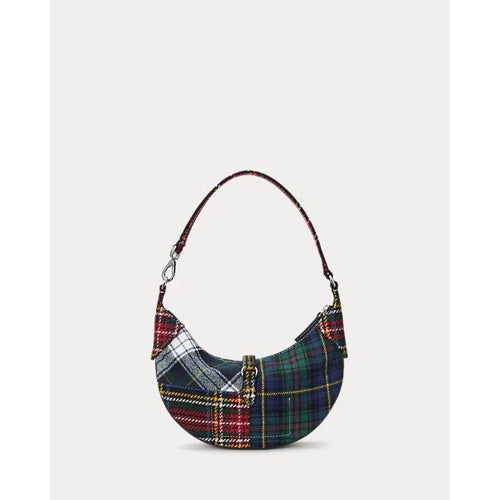 Load image into Gallery viewer, RALPH LAUREN Polo ID Plaid Wool Mini Shoulder Bag
