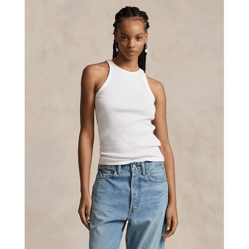 Load image into Gallery viewer, RALPH LAUREN Rib-Knit Cotton Tank
