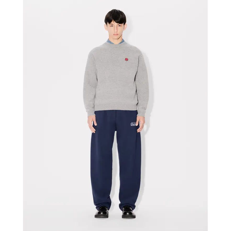 KENZO KUBE STRAIGHT EMBROIDERED JOG PANTS