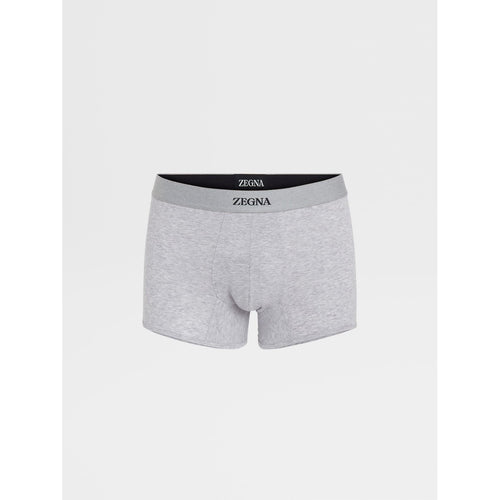 Load image into Gallery viewer, ZEGNA Grey Mélange Cotton Trunks
