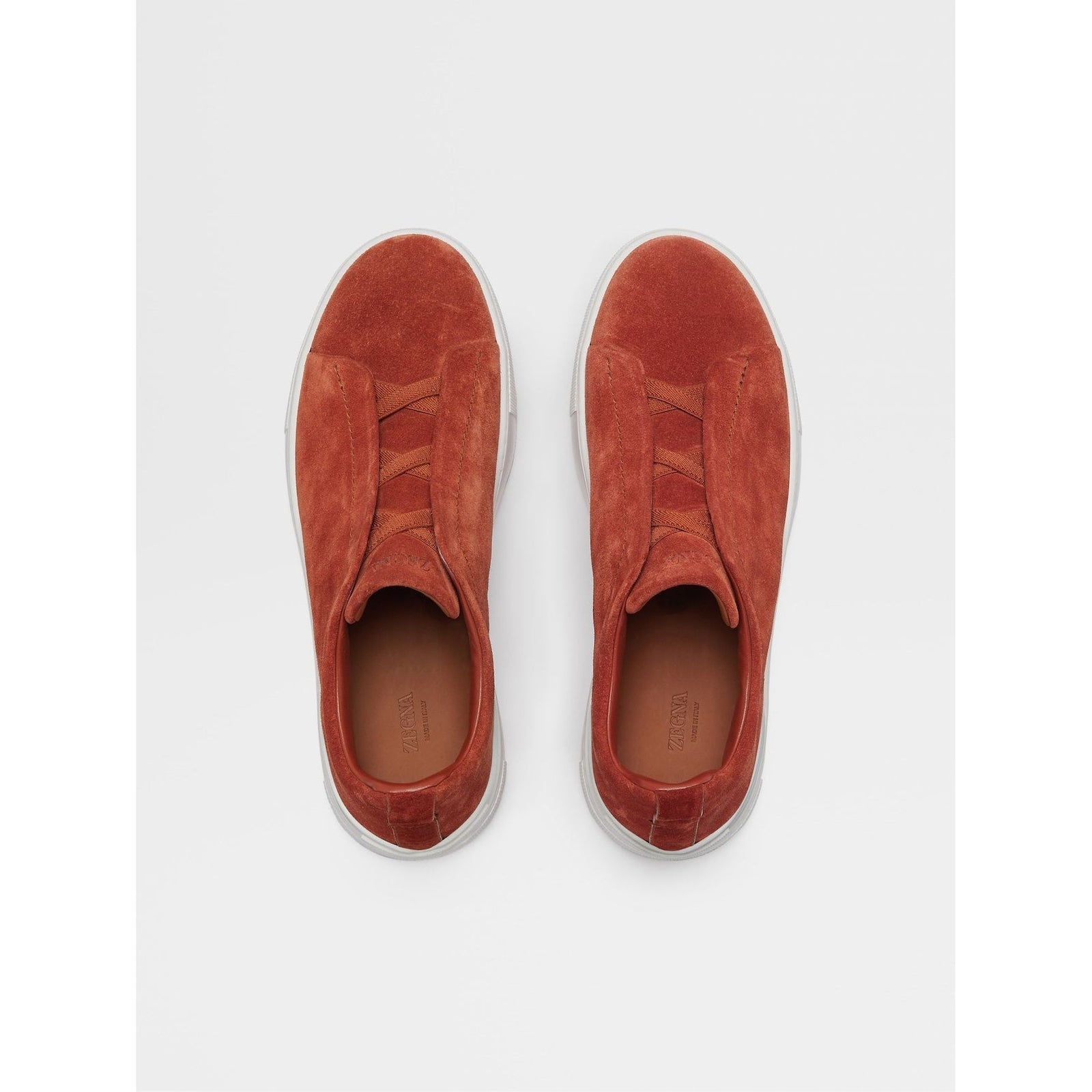 ZEGNA SUEDE TRIPLE STITCH™ LOW TOP SNEAKERS