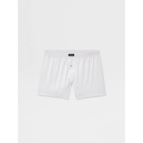 Load image into Gallery viewer, ZEGNA WHITE FILOSCOZIA COTTON BOXER
