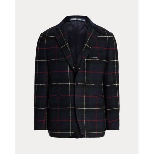 Load image into Gallery viewer, RALPH LAUREN Polo Tailored Plaid Wool Suit Jacket
