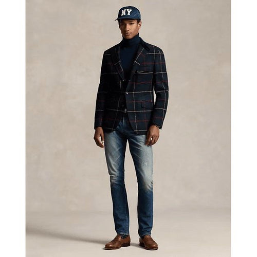 Load image into Gallery viewer, RALPH LAUREN Polo Tailored Plaid Wool Suit Jacket
