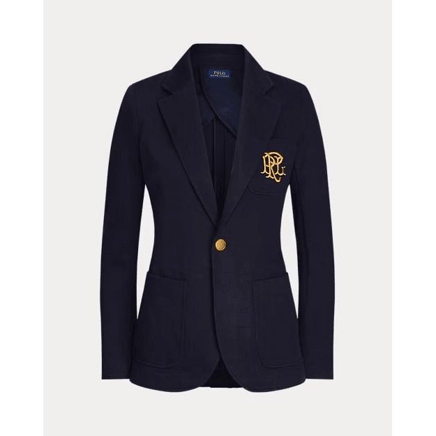 RALPH LAUREN Double-Knit Jacquard Blazer