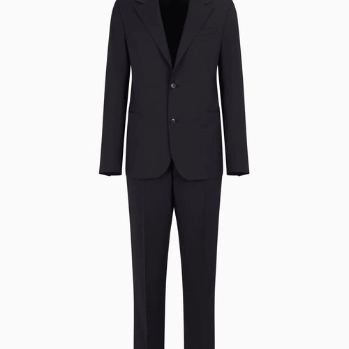 Load image into Gallery viewer, EMPORIO ARMANI Slim-fit, single-breasted suit in natural, tropical, stretch light wool
