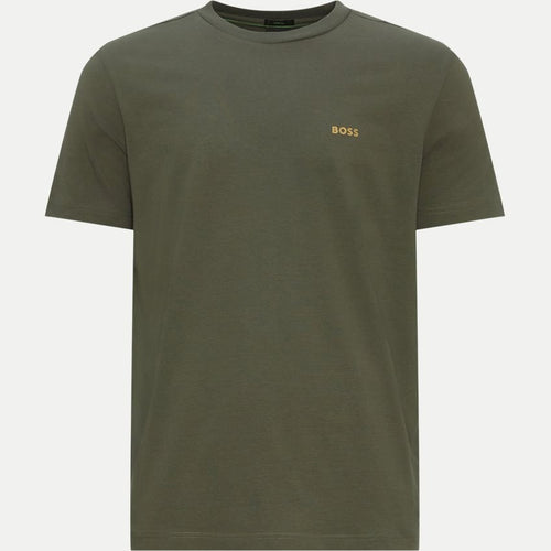 Load image into Gallery viewer, BOSS REGULAR FIT T-SHIRT IN STRETCH COTTON WITH CONTRASTING LOGO - Yooto
