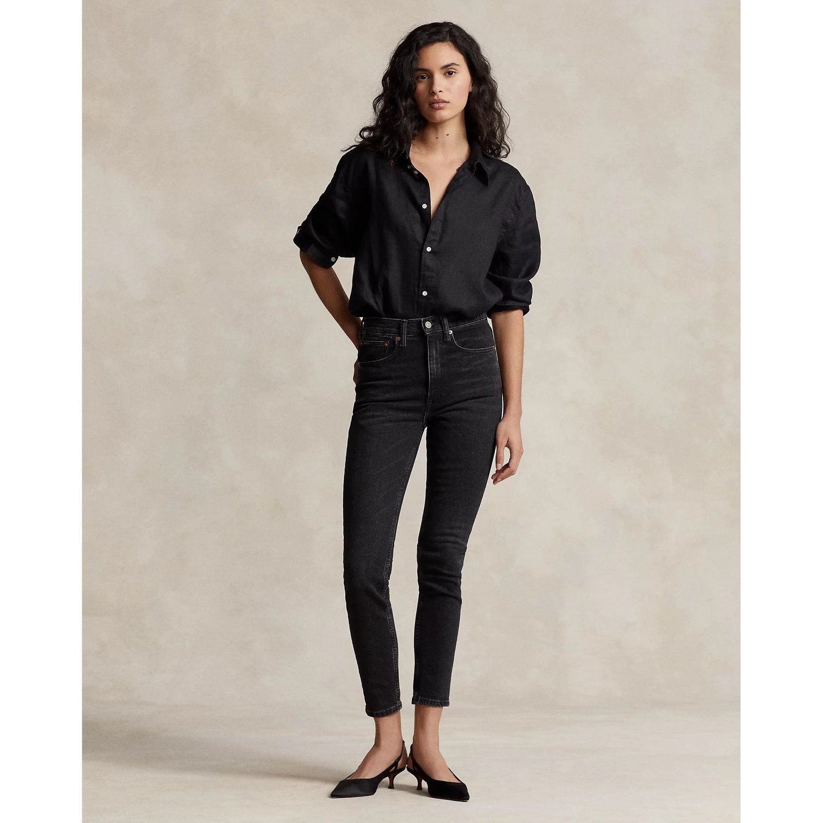 RALPH LAUREN High-Rise Super-Slim Jean