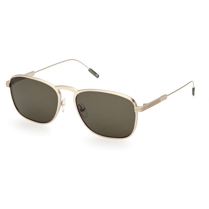 ZEGNA Pale Gold Metal Sunglasses