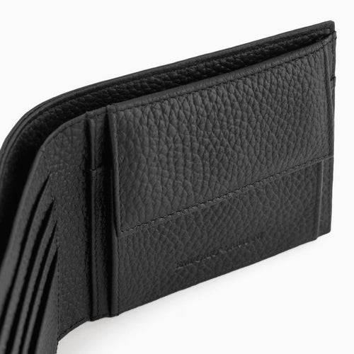 Load image into Gallery viewer, EMPORIO ARMANI Leather coin-pocket wallet with all-over embossed eagle
