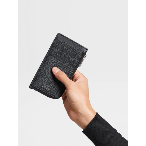 Load image into Gallery viewer, ZEGNA BLACK DEERSKIN WALLET
