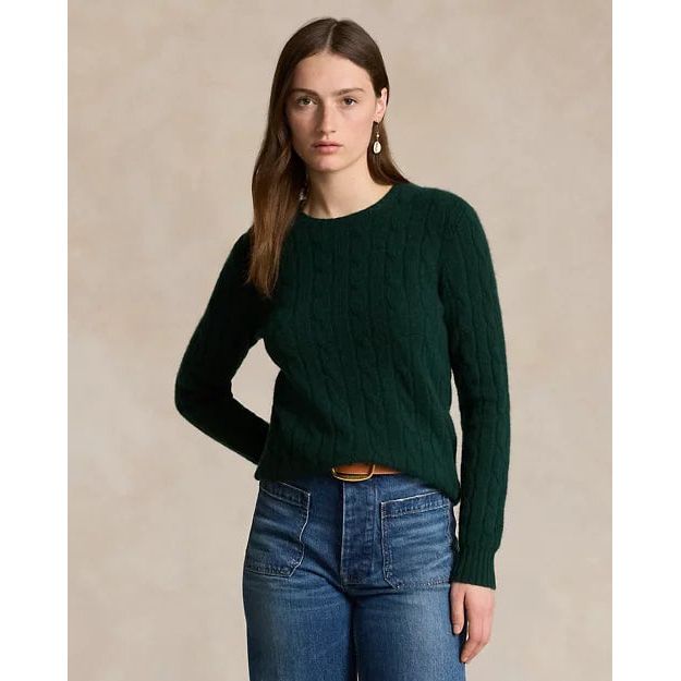 RALPH LAUREN Cable-Knit Cashmere Jumper