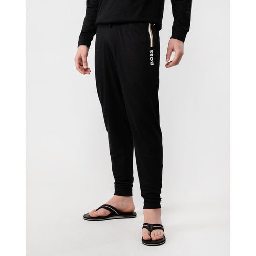 Load image into Gallery viewer, BOSS TRACKSUIT BOTTOMS IN FRENCH TERRY COTTON WITH LOGO DETAIL
