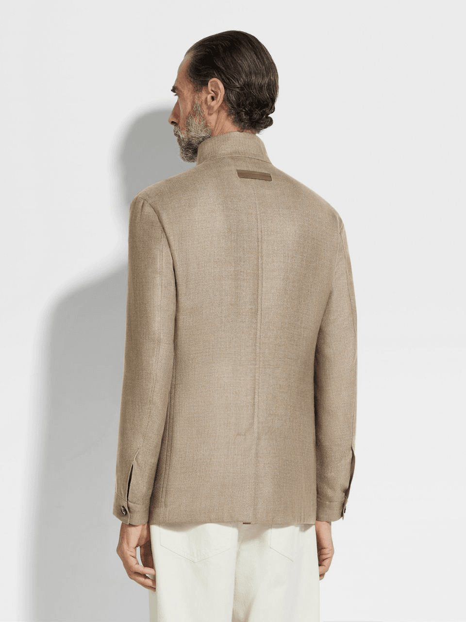 ZEGNA CASHMERE SILK AND LINEN IL CONTE JACKET