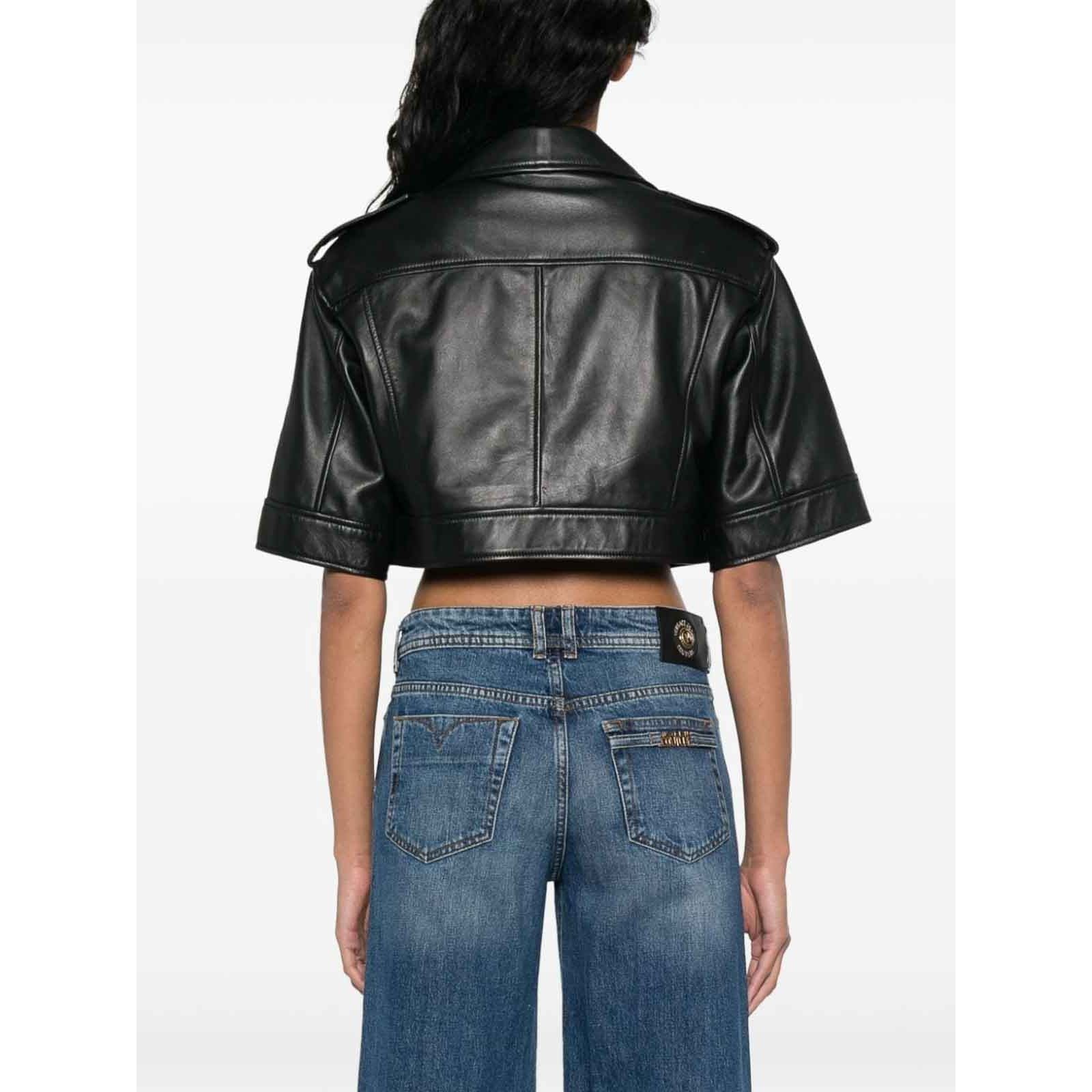 VERSACE JEANS COUTURE JACKET WITH SHORT SLEEVES - Yooto