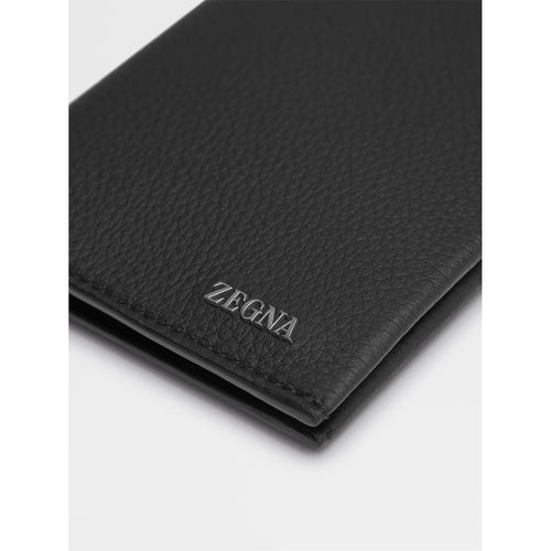 Load image into Gallery viewer, ZEGNA Black Deerskin Passport Case
