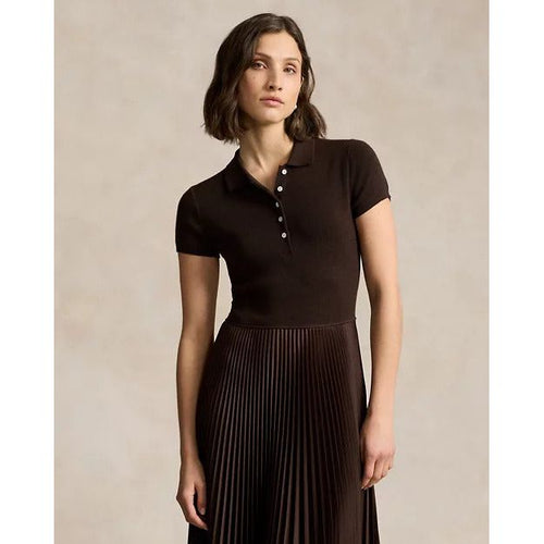 Load image into Gallery viewer, RALPH LAUREN Polo Jumper-Bodice Midi Dress
