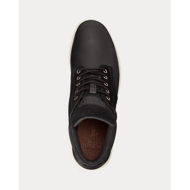 RALPH LAUREN Waterproof Leather-Suede Trainer Boot