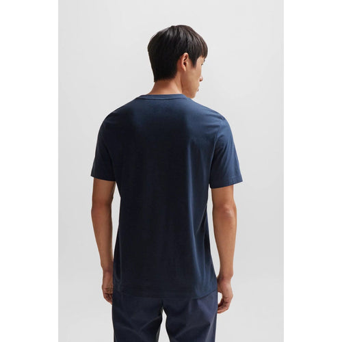 Load image into Gallery viewer, BOSS SLIM-FIT SHORT-SLEEVED T-SHIRT IN MERCERIZED COTTON
