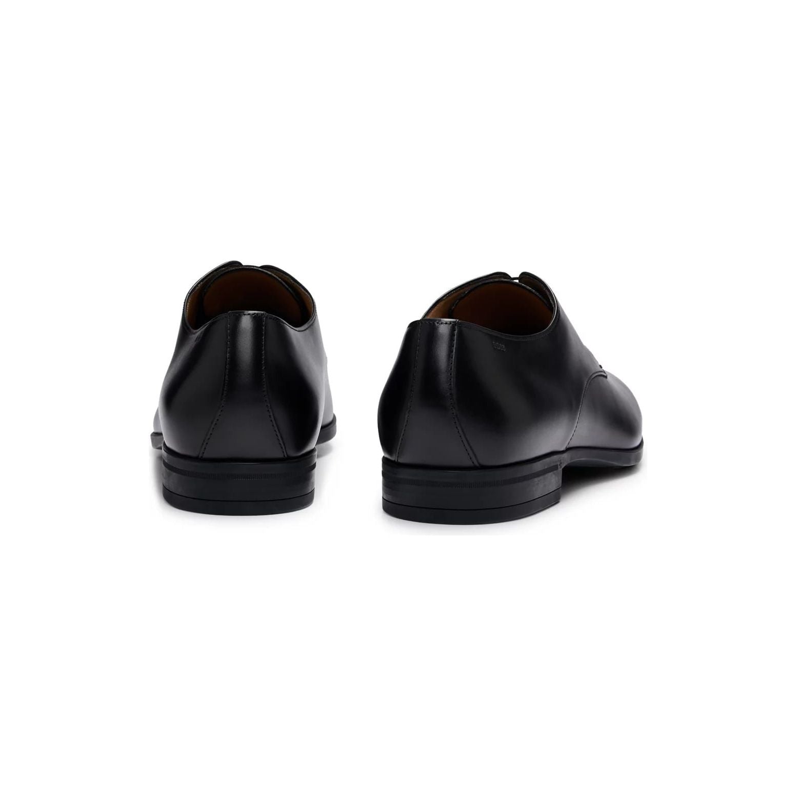 BOSS LEATHER DERBY SHOES WITH RUBBER SOLE - Yooto