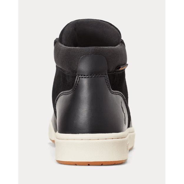 RALPH LAUREN Waterproof Leather-Suede Trainer Boot