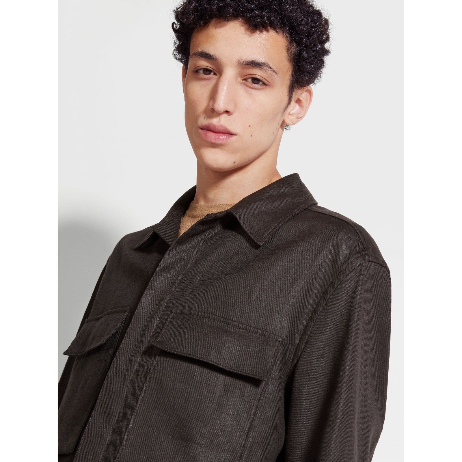 ZEGNA OASI LINO OVERSHIRT