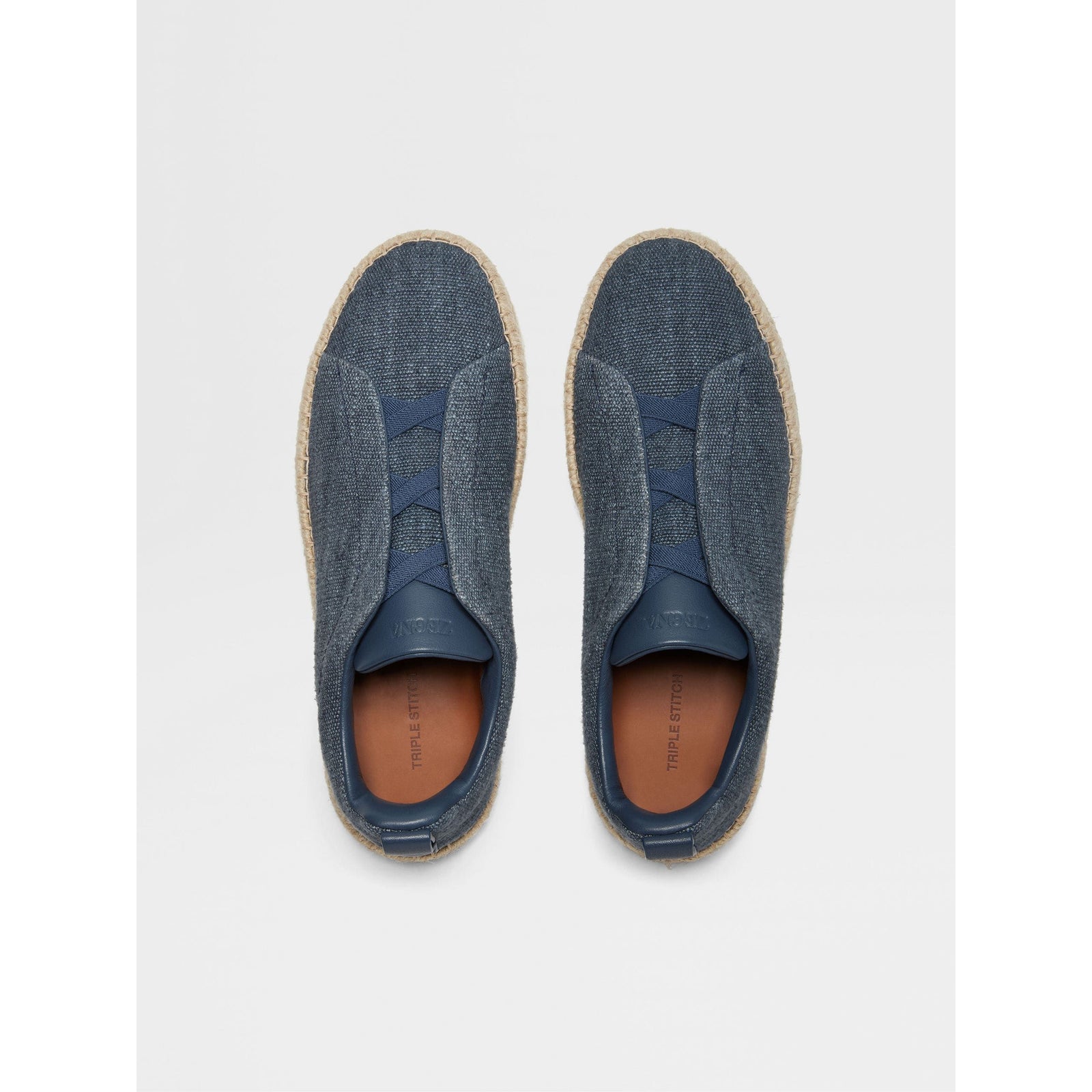 ZEGNA LINEN BLEND TRIPLE STITCH™ ESPADRILLES