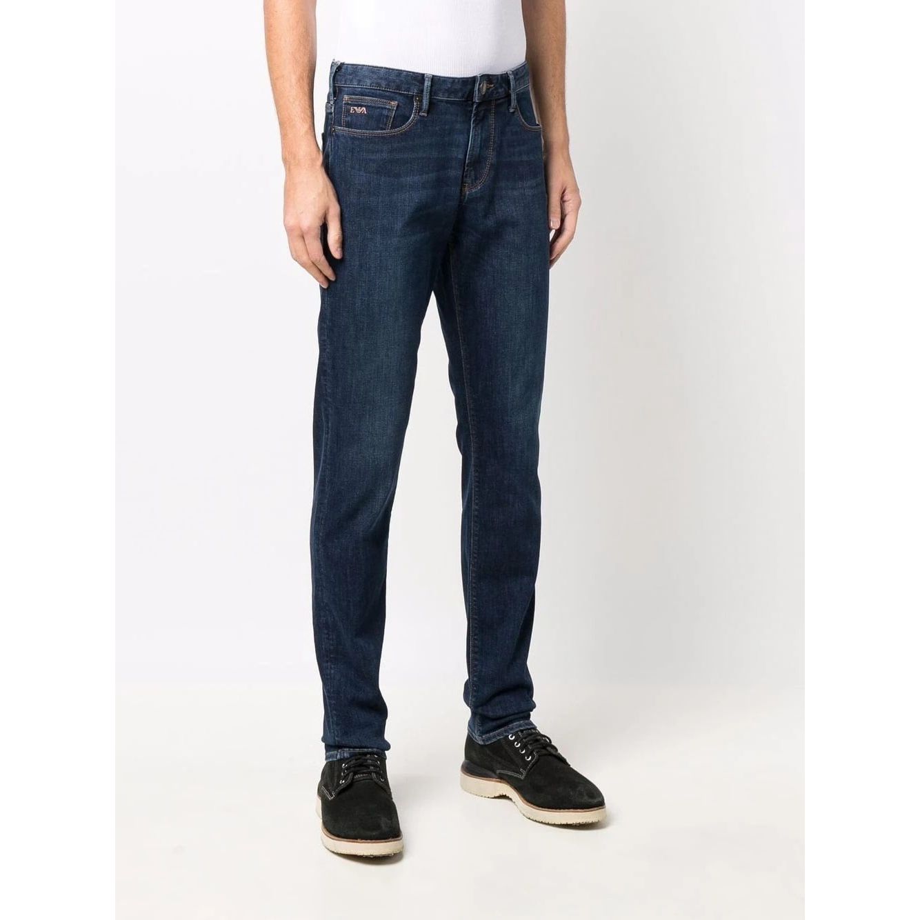 EMPORIO ARMANI mid-rise straight leg jeans