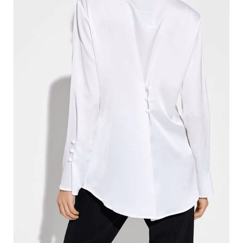 Load image into Gallery viewer, EMPORIO ARMANI rear-button satin shirt
