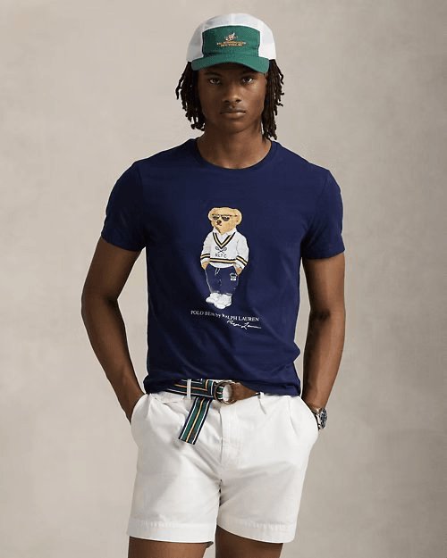 RALPH LAUREN Custom Slim Fit Polo Bear Jersey T-Shirt