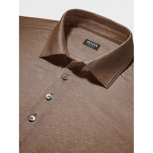 Load image into Gallery viewer, ZEGNA LINEN POLO SHIRT
