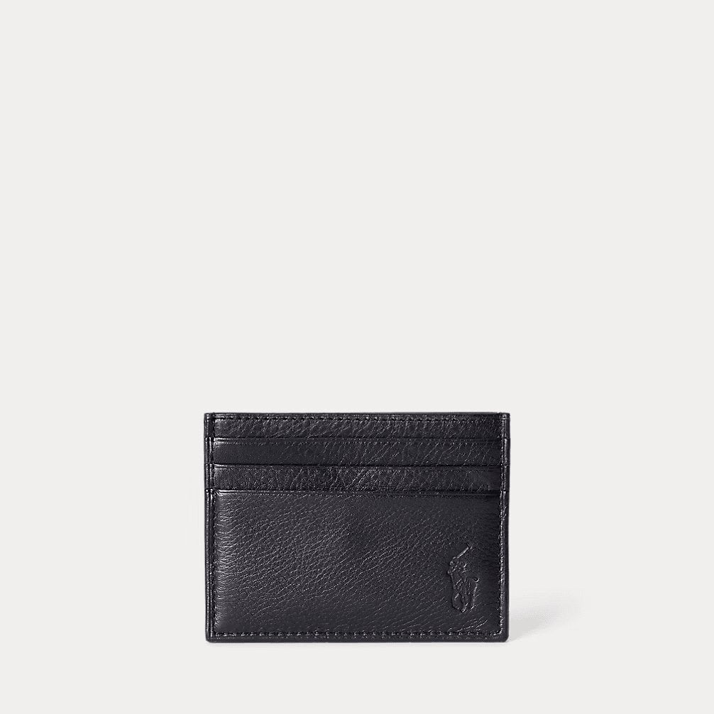 RALPH LAUREN Pebbled Leather Card Case